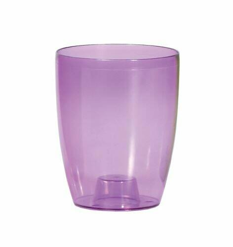 Blumentopf COUBI ORCHID hochviolett transp. 16cm