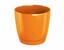 Blumentopf COUBI ROUND P rund mit Schale orange 21cm