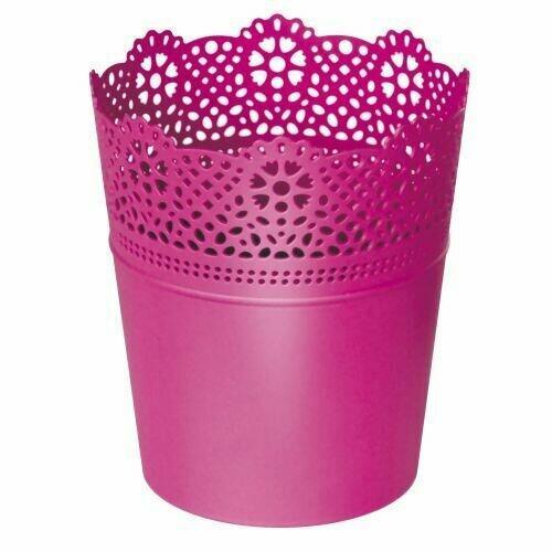 Blumentopf mit Spitze LACE Fuchsia 16.0 cm