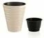 Blumentopf SAND + Pfandcreme 29,5 cm