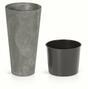 Blumentopf TUBUS SLIM EFFECT + Marengo Einlage 20 cm