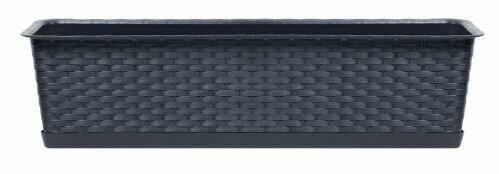 Box mit Schale RATOLLA CASE anthrazit 68,5 cm