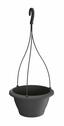 Hängeblumentopf RESPANA W anthrazit 27 cm