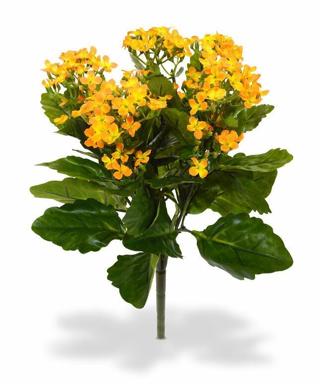 Künstliche Pflanze Kalanchoa orange 30 cm