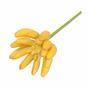 Künstliche Sukkulente Lotus Echeveria gelb 9 cm