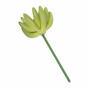 Die künstliche Sukkulente Lotus Eševeria grün 9 cm