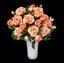 Künstlicher Strauß Rose rosa-aprikose 50 cm