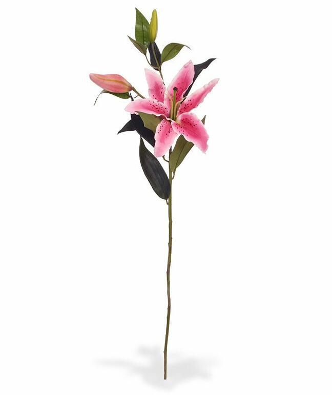 Künstlicher Zweig Lilie rosa 90 cm