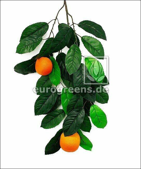 Künstlicher Zweig Orange mit Beeren