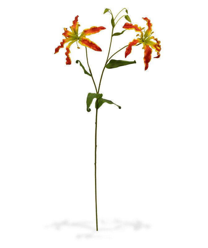 Künstlicher Zweig Stolze Gloriose orange 65 cm